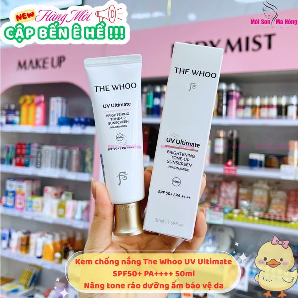 Kem Chống Nắng Nâng Tone Whoo Radiant White Tone Up Sunscreen 50ml