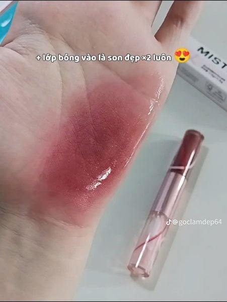 Son 2 Đầu Bóng Và Lì Mistine - Chất Lì Bóng, Môi Căng Mọng Tự Nhiên
