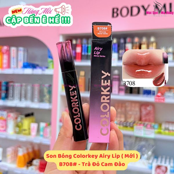 Son Tint Gương Bóng Bền Màu, Lâu Trôi Colorkey Airy Lip Mirror Series 1.7g