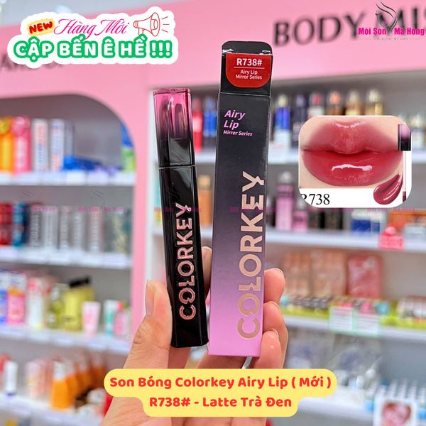 Son Tint Gương Bóng Bền Màu, Lâu Trôi Colorkey Airy Lip Mirror Series 1.7g