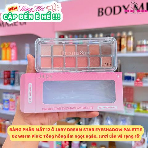 BẢNG PHẤN MẮT 12 Ô JARY DREAM STAR EYESHADOW PALETTE