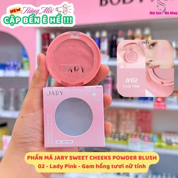 PHẤN MÁ JARY SWEET CHEEKS POWDER BLUSH