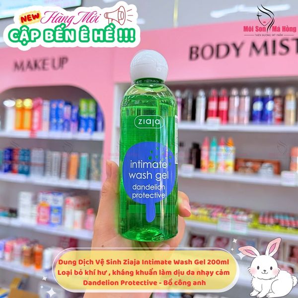 (CÔNG TY) Dung dịch vệ sinh phụ nữ Intimate Ziaja  200ml