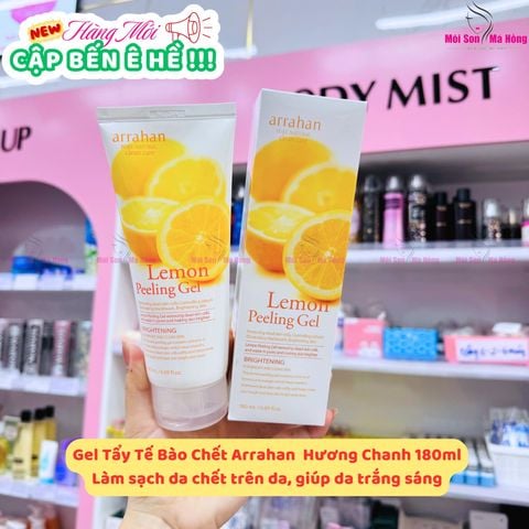 Gel Tẩy Tế Bào Chết Arrahan Hương Chanh 180ml Lemon Peeling Gel