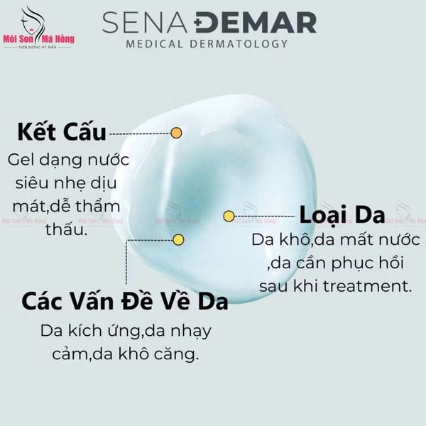 Kem dưỡng phục hồi làm dịu da SenaDemar S.O.S Skin Relief Cream 50g