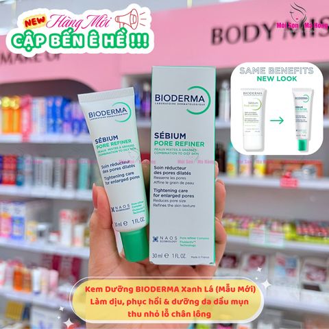 Kem Dưỡng Bioderma Giúp Se Khít Lỗ Chân Lông 30ml Sébium Pore Refiner