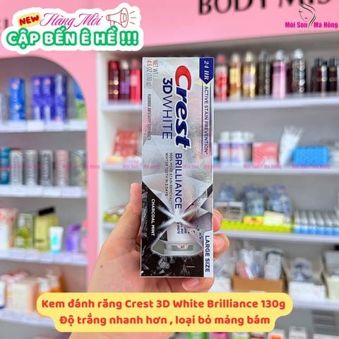 Kem đánh răng trắng khỏe Crest 3D White Brilliance 130gr
