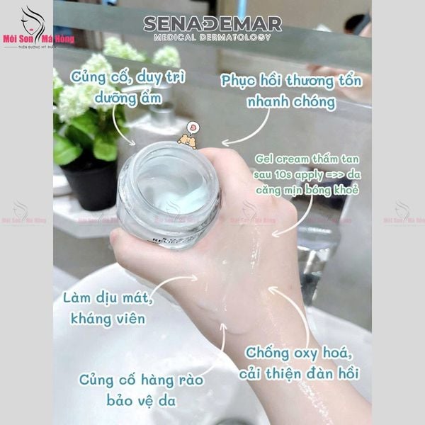 Kem dưỡng phục hồi làm dịu da SenaDemar S.O.S Skin Relief Cream 50g