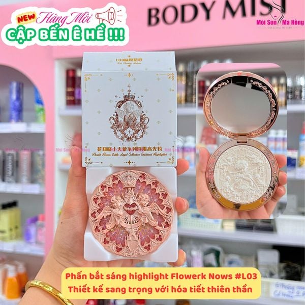 Flower Knows Phấn Bắt Sáng Little Angel Collection Embossed Highlighter