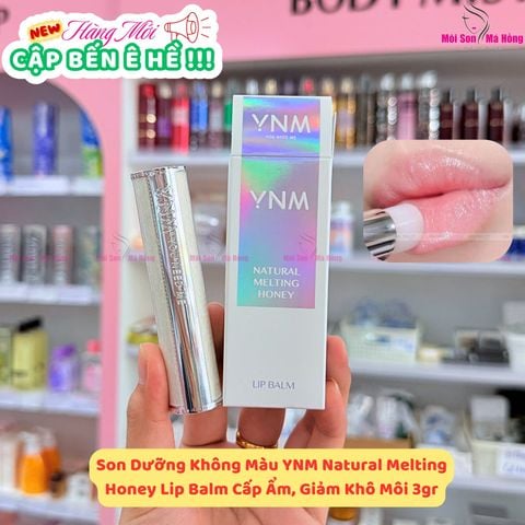 Son Dưỡng Môi Không Màu YNM Natural Melting Honey Lip Balm 3g