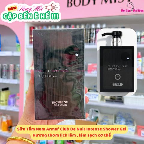 Gel tắm hương nước hoa Armaf Club De Nuit Intense Man Shower 360ml