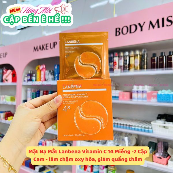 Mặt Nạ Mắt Lanbena Hydra Gel Eye Patches Giúp Giảm Quầng Thâm 14 Miếng/7 Đôi
