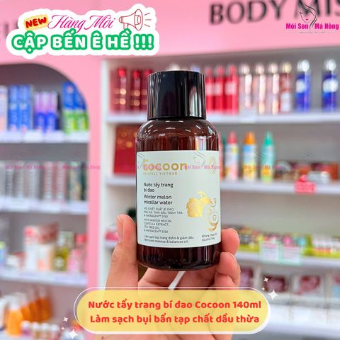 Nước tẩy trang bí đao Cocoon tẩy sạch makeup & giảm dầu 140ml
