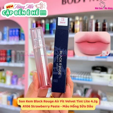 [MỚI] Son kem Black Rouge Air Fit Velvet Lite mềm mịn màu trendy - 4.2g