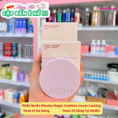 (CÔNG TY) Phấn Nước Che Phủ Tốt, Lâu Trôi Missha Magic Cushion Cover Lasting SPF50+/PA+++ 15g
