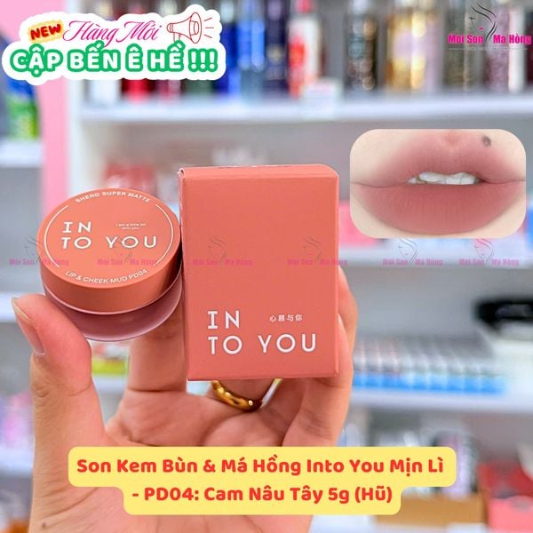 Son Lì & Má Hồng Into You Shero Super Matte Lip & Cheek Mud Canned 5g