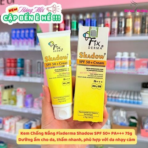 Kem chống nắng Fixderma Shadow SPF 50+ Cream 75g
