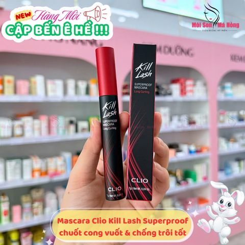 Mascara Làm Cong Mi Chống Trôi Clio Kill Lash Superproof Mascara 7g