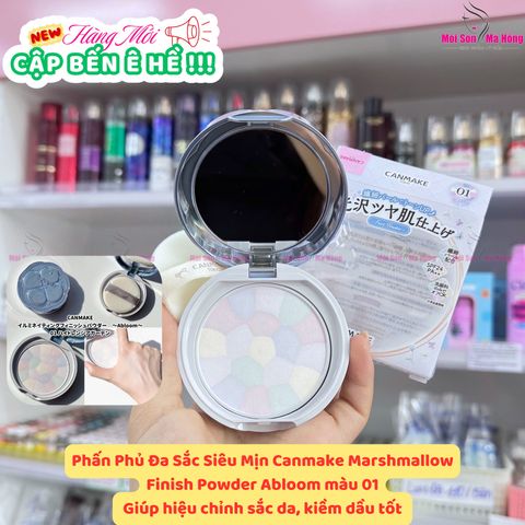 Phấn Phủ Đa Sắc Canmake Tokyo Illuminating Finish Powder Abloom SPF24 PA++