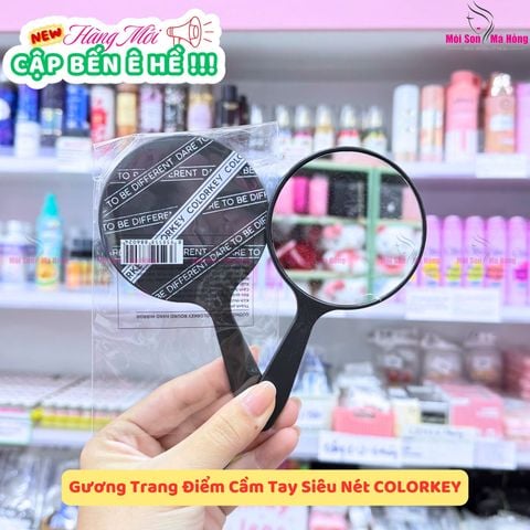 Gương Trang Điểm Cầm Tay Hình Tròn Colorkey