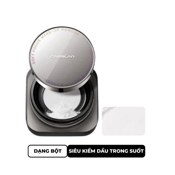 Phấn Phủ Carslan Soft Focus Make-Up Powder Dạng Bột 02 Siêu Kiềm Dầu Trong Suốt