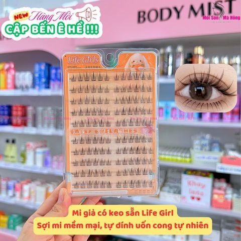 Life Girls Mi Giả Sẵn Keo 10 hàng  LIFE6010
