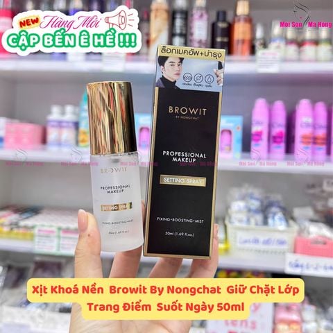 Xịt Khóa Nền Browit By NongChat Professional Makeup Setting Spray 50mL