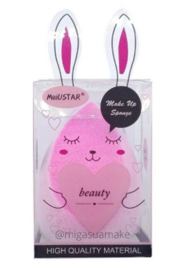 Bông Mút Hồ Lô Trang Điểm Hình Con Thỏ Nhiều Màu Dùng Tán Kem Nền, Che Khuyết Điểm
