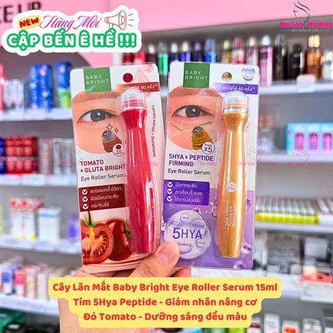 Cây Lăn Mắt Baby Bright Eye Roller Serum 15ml