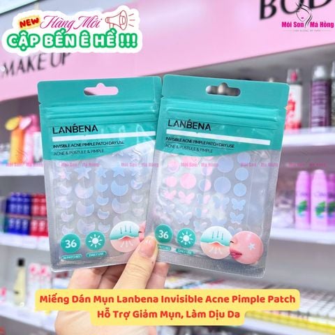 Miếng Dán Mụn Lanbena Invisible Acne Pimple Patch Hỗ Trợ Giảm Mụn, Làm Dịu Da