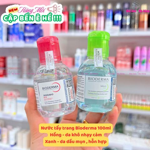 CÔNG TY - Nước tẩy trang Bioderma Sébium H2O Cho Da Dầu Và Da Hỗn Hợp 100ml