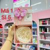 Hộp màu hồng nắp lan 14.14 gắn thiệp