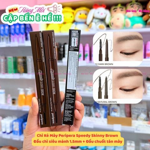 Chì Kẻ Mày 2 Đầu Peripera Speedy Skinny Brow 0.05 g