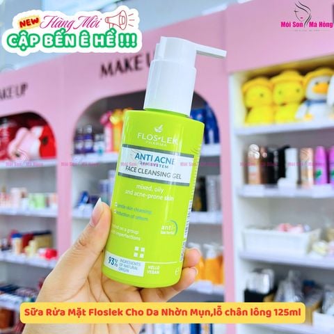 (CÔNG TY) Sữa Rửa Mặt Floslek Pharma Anti Acne Face Cleansing Gel
