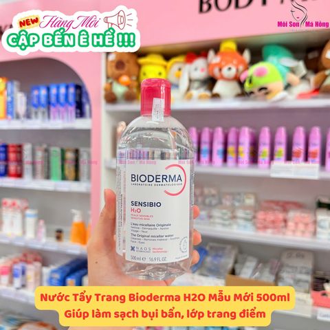 Nước tẩy trang dành cho da nhạy cảm Bioderma Crealine H2O 500ml