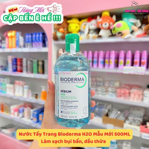 Nước Tẩy Trang Bioderma Dành Cho Da Dầu & Hỗn Hợp 500ml Sébium H2O