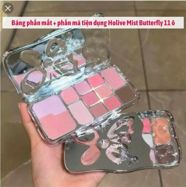 Bảng phấn mắt má tiện dụng Hold Live Mist Butterfly 11 ô