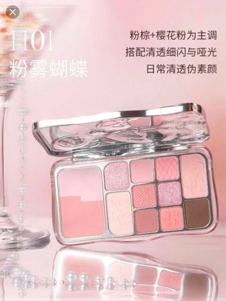 Bảng phấn mắt má tiện dụng Hold Live Mist Butterfly 11 ô
