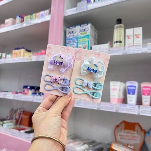 Set 3 kẹp nơ kitty