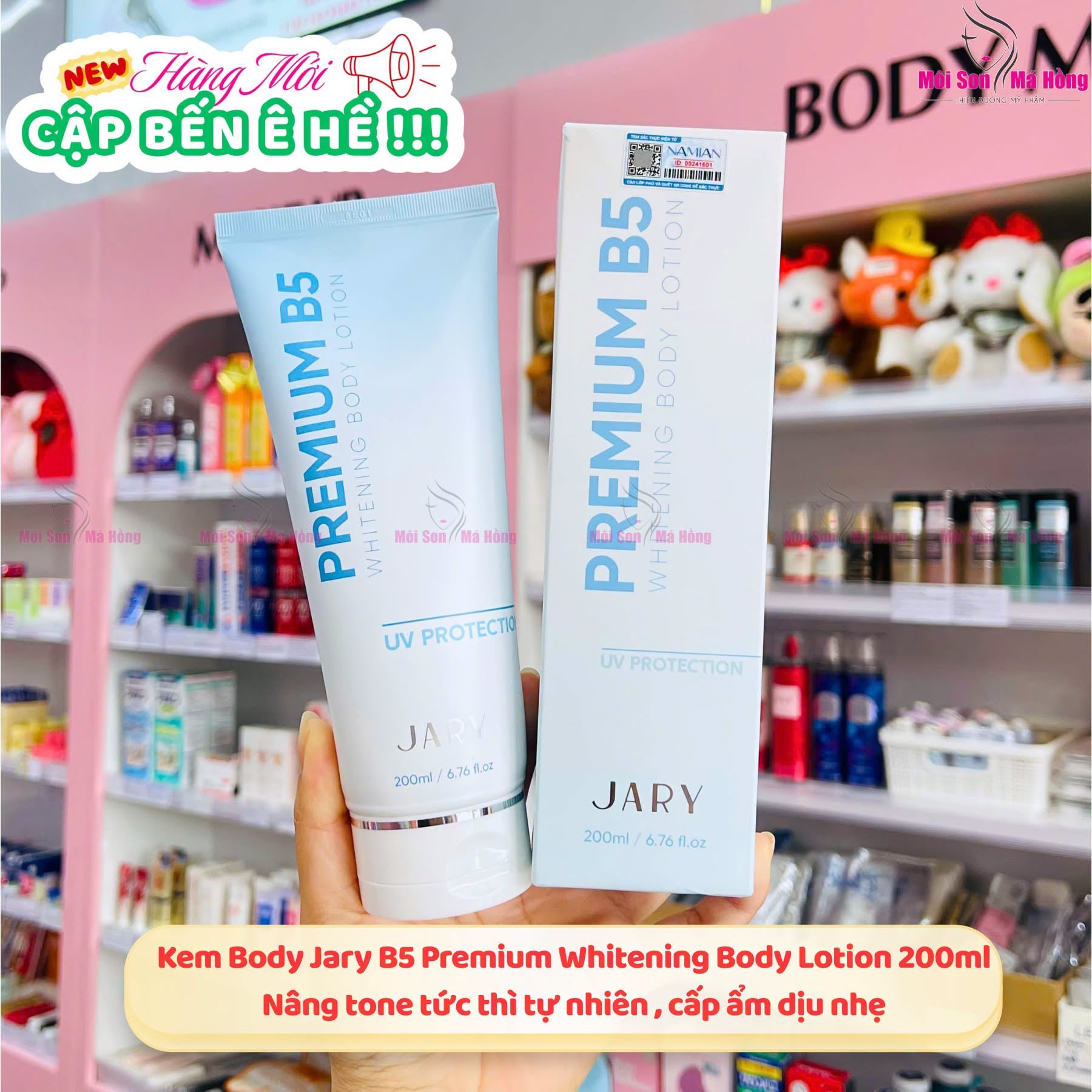Kem Dưỡng Jary Body B5 Premium Whitening Body Lotion Lên Tone Da 200ml
