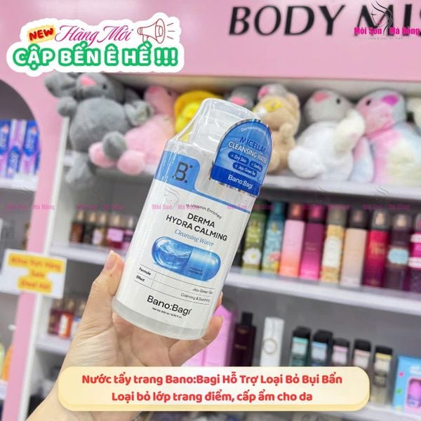 Nước tẩy trang Bano:Bagi Hỗ Trợ Loại Bỏ Bụi Bẩn, Cấp Ẩm Cho Làn Da Chắc Khỏe 500ml