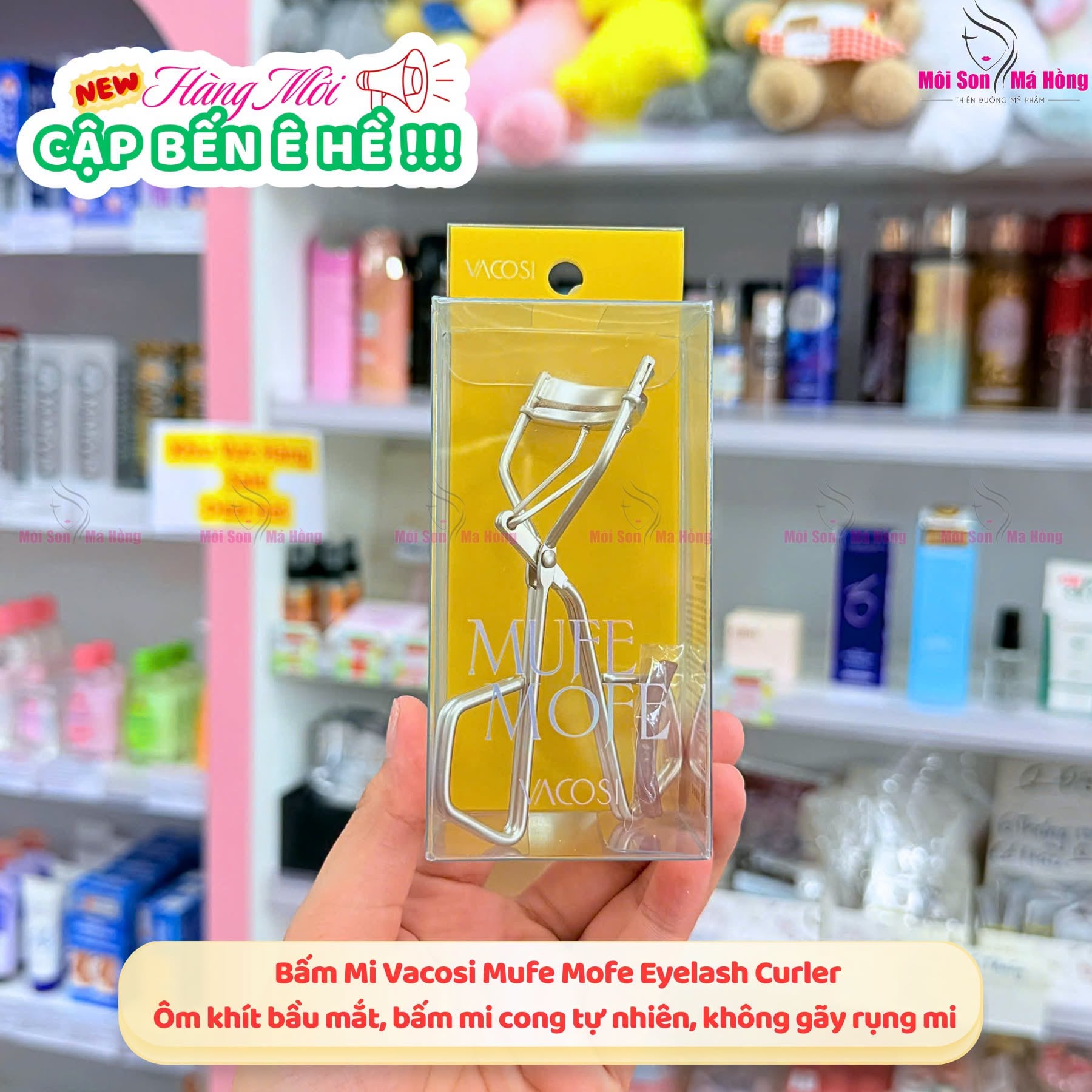 Bấm Mi Vacosi Titan Góc Rộng BM12 Mufe Mofe - Titan Eyelash Curler