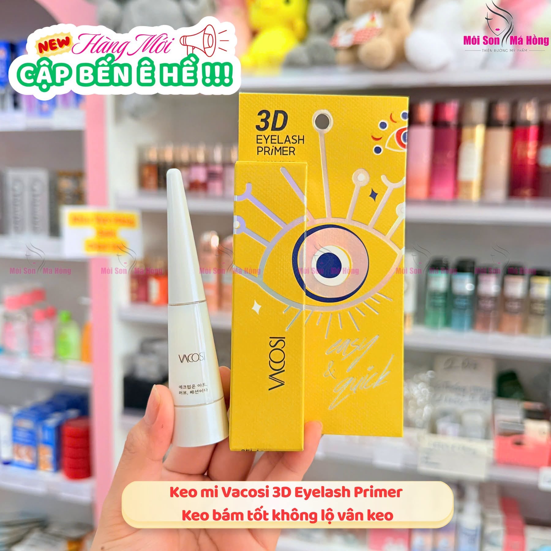 Keo Dán Mi Vacosi (Vacosi Eyelash Primer) - VM32 (Mã Mới)