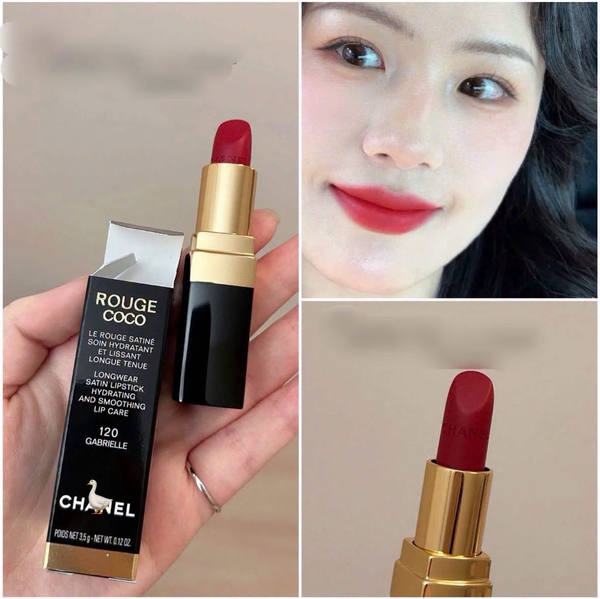 Son Chanel Rouge Coco 120 Gabrielle 3,5g
