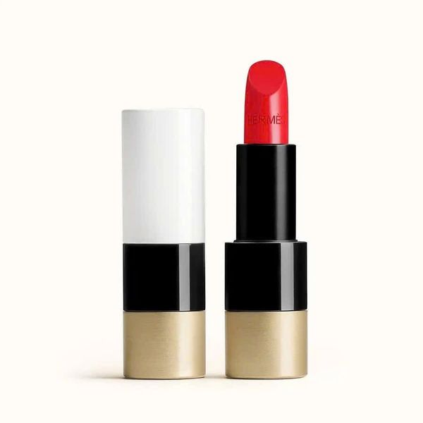 Son Lì Hermès Rouge Hermès Silky Lipstick Shine 64 Rouge Casaque Màu Đỏ Tươi