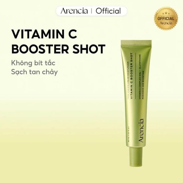 Tinh Chất Arencia Vitamin C Booster Shot Dưỡng Sáng Da Mờ Thâm 30ml