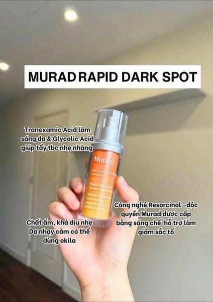 Serum Giảm Thâm Nám Murad Rapid Dark Spot Correcting - Làn Da Sáng Mịn, Ngăn Ngừa Đốm Nâu