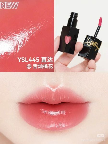 Son YSL The Inks Vinyl Cream 445 Ring Me Pink 5.5ml