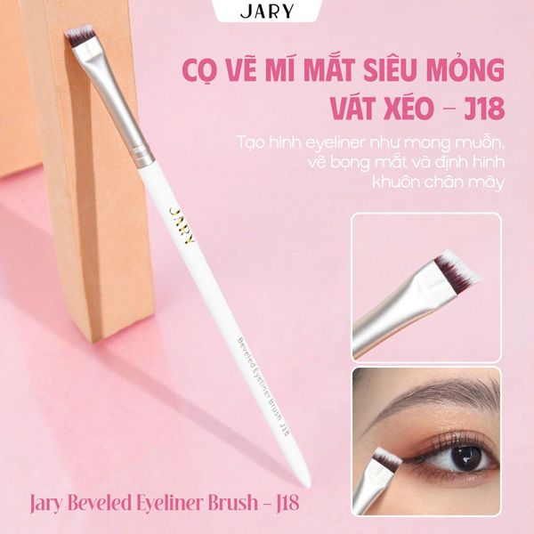 Cọ Kẻ Mí Mắt Siêu Mỏng Vát Xéo Jary Beveled Eyeliner Brush J18