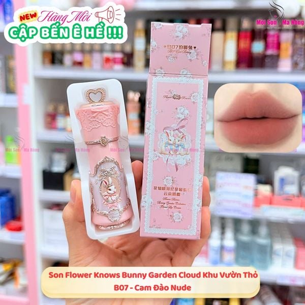 Son Môi Bunny Garden Khu Vườn Thỏ Flower Knows - Son bùn